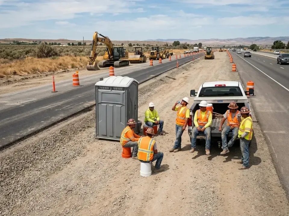 highway-road-construction-crew-007 — frequently asked questions, Porta Potty and Restroom Rentals in Rensselaer, IN